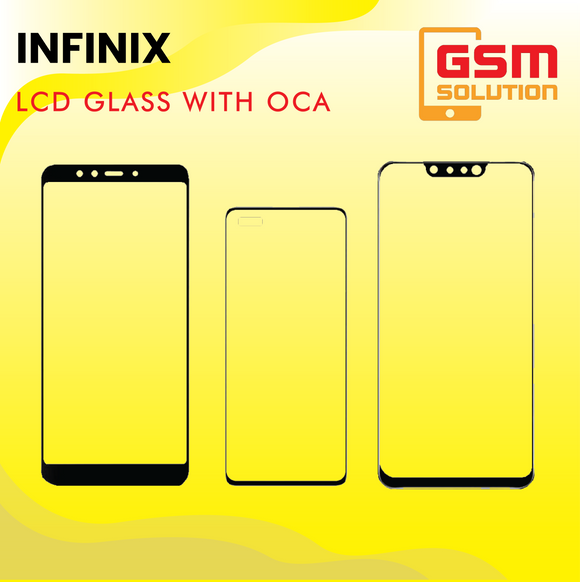 infinix Lcd Glass With OCA