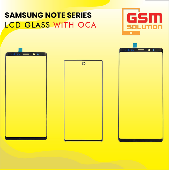 Samsung Note Series LCD Glass With OCA