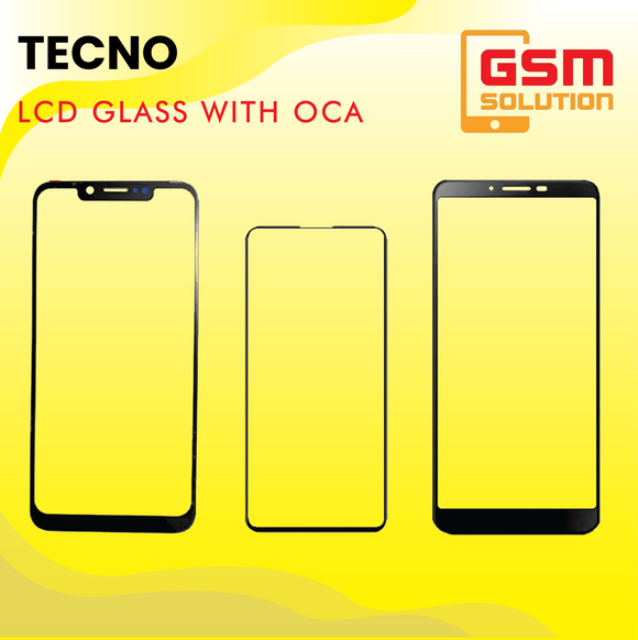 Tecno Lcd Glass With OCA