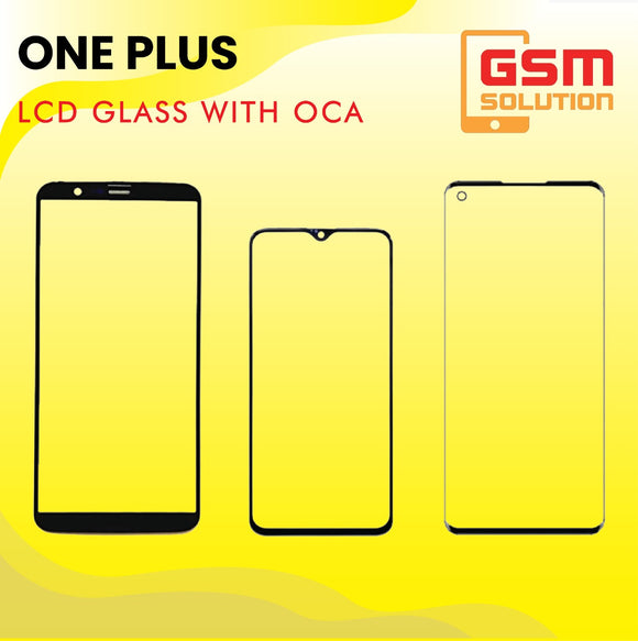 One Plus Lcd Glass With Oca