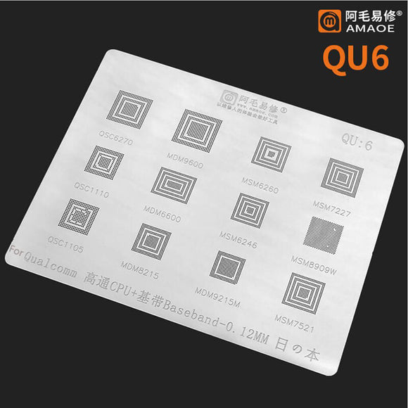 QU6 Qualcom CPU Amaoe Stencil