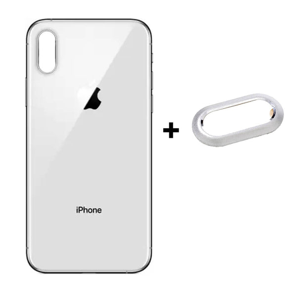 iPhone XS Back Glass Small Hole With Camera Ring