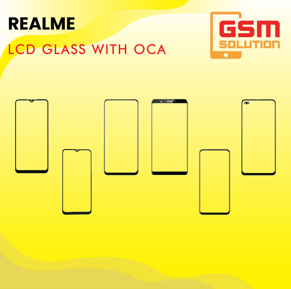 Realme LCD Glass With OCA