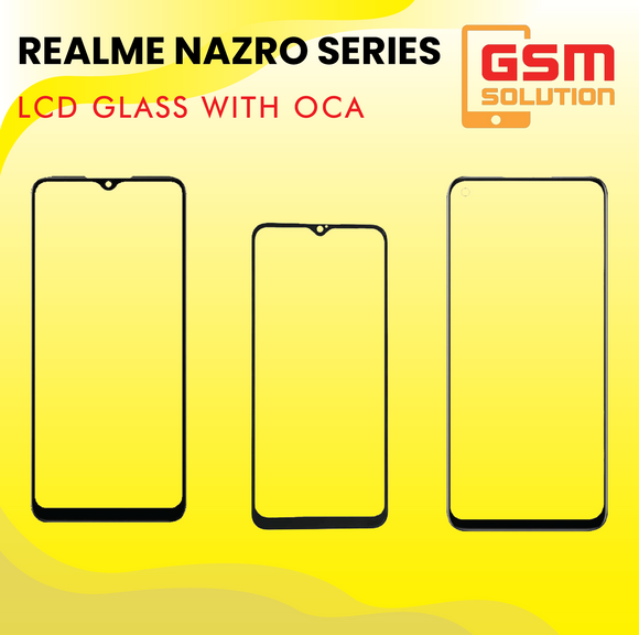 Realme Narzo Series LCD Glass With OCA