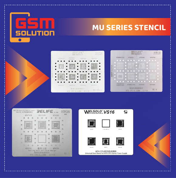 MU Series Stencil collection