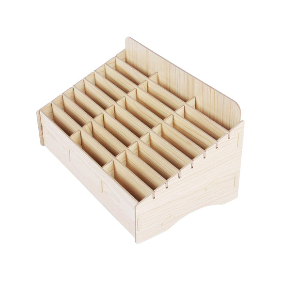 24 Grid Wooden Box