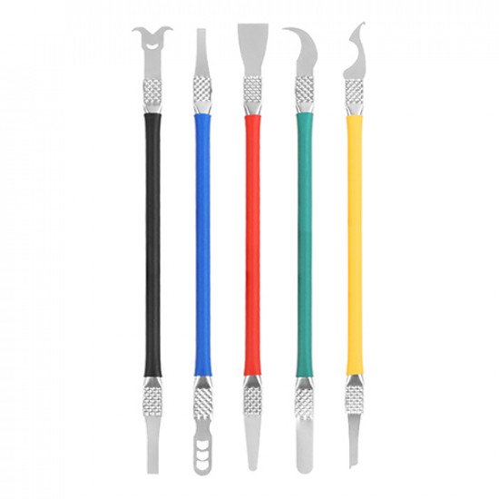 RELIFE RL-049B CPU Glue Removal Crowbar Set Double-Sided Cutter Thin 0.1mm For Mobile Phone Frame Motherboard ICSeparation