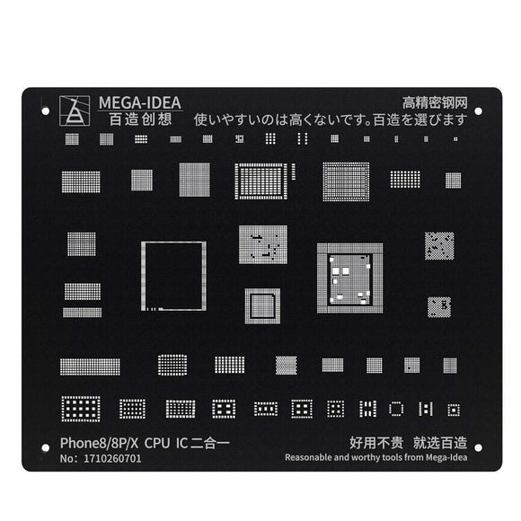 8/8P CPU & IC Stencil Mega Idea