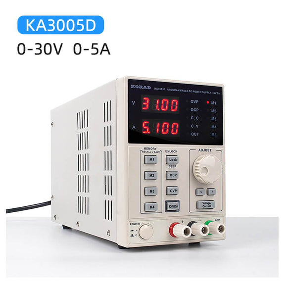 KA3005D 30V 5A 150W High Accuracy Programmable Adjustable Digital DC Power Supply