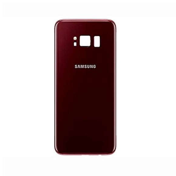 Samsung S8 Back Glass Burgundy Red