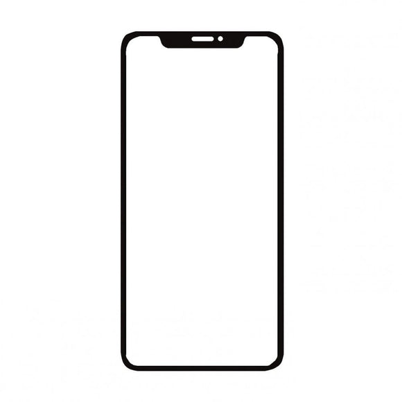 iPhone XR Black Lcd Glass with Oca with Frame